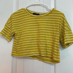 Striped crop top
